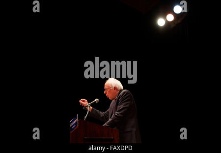 Elezioni presidenziali democratiche speranzoso il senatore Bernie Sanders Vermont campagna candidato di arresto Foto Stock