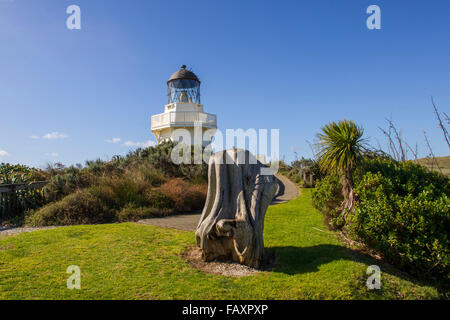 Teste di Manukau Lighthouse, Auckland, Nuova Zelanda, Sabato, 09 agosto 2014. Foto Stock