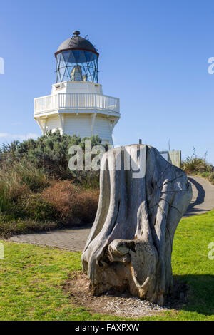 Teste di Manukau Lighthouse, Auckland, Nuova Zelanda, Sabato, 09 agosto 2014. Foto Stock