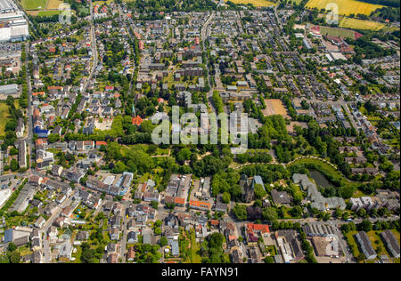 Vista aerea, Holzwickede, la zona della Ruhr, Renania settentrionale-Vestfalia, Germania, Europa, vista aerea, uccelli-occhi vista, Vista aerea, antenna Foto Stock