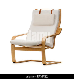 Ikea POÄNG sedia, introdotto nel 1977 come la poesia e rinominato POÄNG nel 1992. Si tratta di una delle società di design iconico. Foto Stock