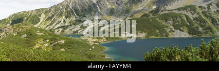 Mountain Vista panoramica, Valle dei Cinque Laghi Foto Stock