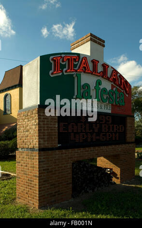 Italiano La Festa Ristorante Myrtle Beach SC USA Foto Stock