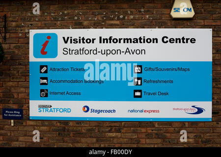 Centro informazioni turistiche, Stratford-upon-Avon, Regno Unito Foto Stock