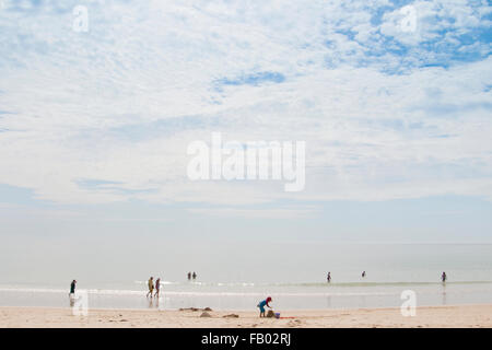 Spiaggia di Praia de Santa Eulalia, nei pressi di Albufeira, Algarve, PORTOGALLO Foto Stock