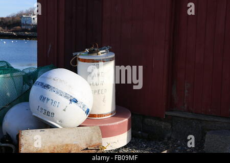 Immagini da Rockport Massachusetts porto principale e porto vecchio Foto Stock