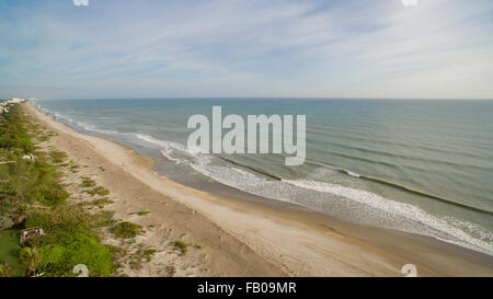 Vista aerea di Melbourne Beach, Florida Foto Stock