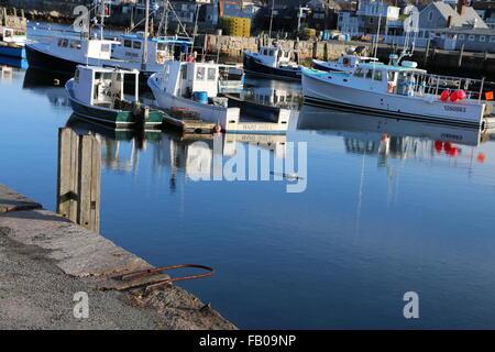 Immagini da Rockport Massachusetts porto principale e porto vecchio Foto Stock