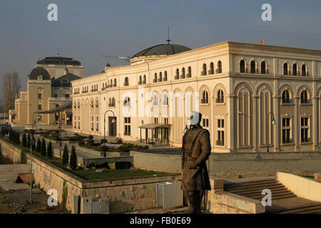 Il cuore della penisola balcanica, Skopje Foto Stock