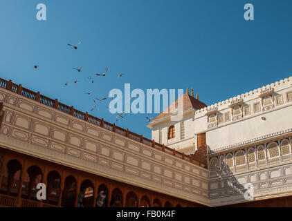 Centro storico di Mandawa, Rajasthan, India Foto Stock