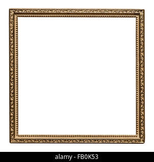 Ottone Vintage telaio metallico, isolata. Foto Stock