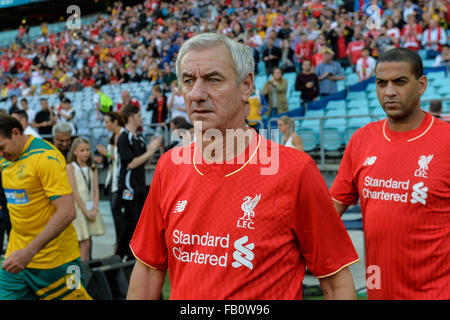 ANZ Stadium, Sydney, Australia. 07Th gen, 2016. Exhibition Match. Liverpool versus Leggende Leggende Australiano. Liverpool Legend Ian Rush. Credito: Azione Sport Plus/Alamy Live News Foto Stock