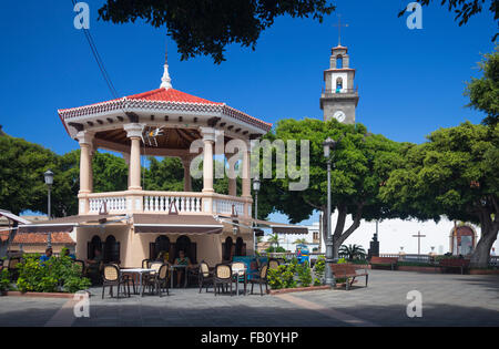 Plaza de los Remedios, a Buenavista del Norte, Tenerife Foto Stock