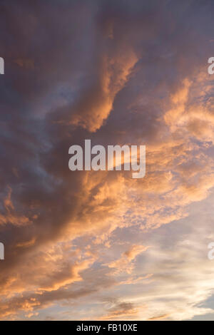 Cloudscape al tramonto Foto Stock