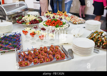 Per catering e banchetti Foto Stock