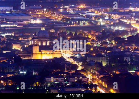 Vista aerea della Basilica di Santa Maria degli Angeli Foto Stock