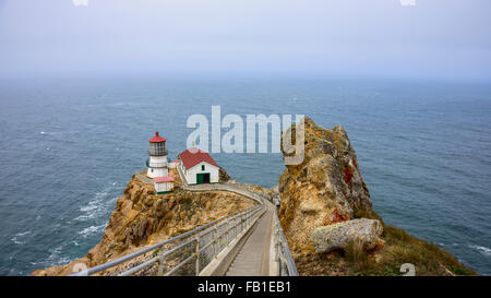 Point Reyes Lighthouse Foto Stock