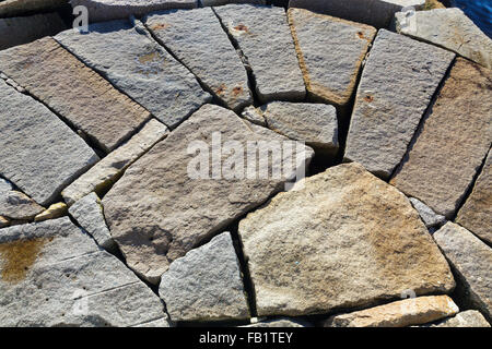 Il Rockland frangionde faro in Rockland, Maine, Stati Uniti d'America. Questo faro è situato alla fine del Rockland frangiflutti. Foto Stock