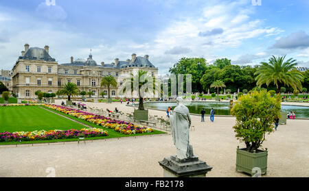 Parigi,Francia ; giorno d'estate in Luxemburg Garden. Foto Stock