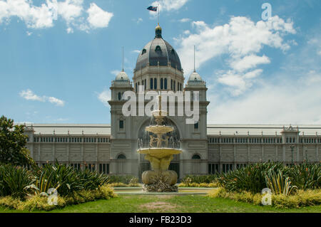 Royal Exhibition Building, giardini Carlton, Melbourne, Victoria, Australia Foto Stock