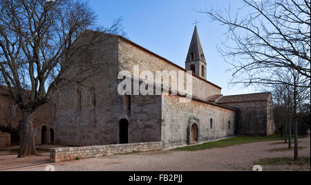 Le Thoronet, Zisterzienserkloster Abbaye du Thoronet Foto Stock