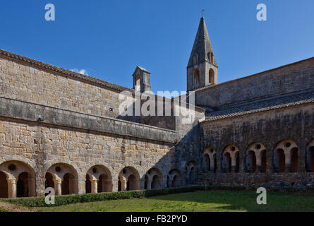 Le Thoronet, Zisterzienserkloster Abbaye du Thoronet Foto Stock