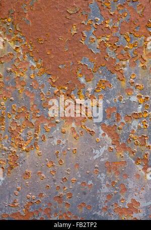 Krefeld, alte Abwasser-Reinigungsanlage, Altes Klärwerk, Rostige Eisentür Foto Stock