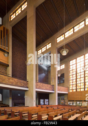 Berlino, Gustav-Adolf-Kirche di 1932-1934 von Otto Bartning erbaut Foto Stock