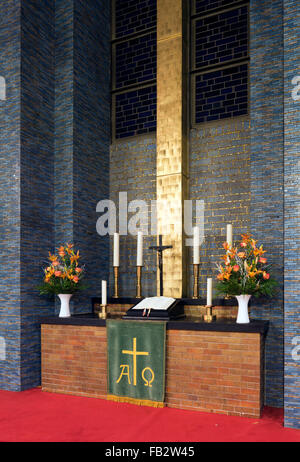Berlino, Gustav-Adolf-Kirche di 1932-1934 von Otto Bartning erbaut Foto Stock