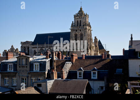 Gisors, Kirche St-Gervais-et-St-Protais Foto Stock