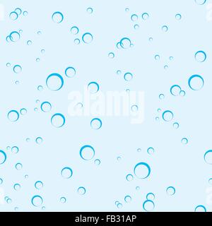 Abstract bolle di aria e alghe sottomarine pattern senza giunture. EPS8 illustrazione vettoriale. Illustrazione Vettoriale
