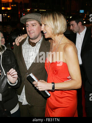 Carol McGiffin arriva per il destino Awards a Belfast's Hotel Europa, Venerdì, 26 marzo 2010, l'Irlanda del Nord. Foto Stock