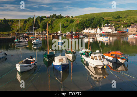 Porto di Stonehaven in mattina presto luce - Aberdeenshire, Scozia. Foto Stock