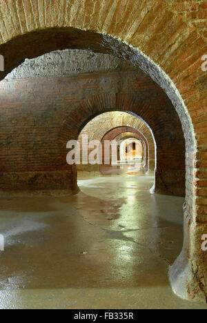 Italia Marche Fermo cisterne di epoca romana (I sec. d.C.) Foto Stock