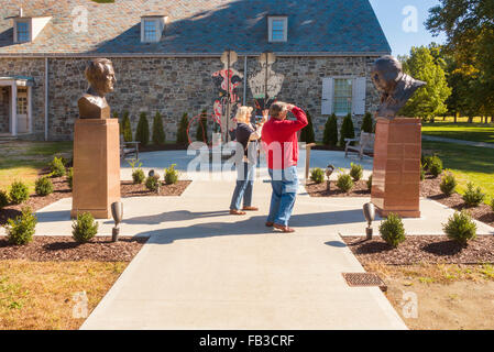 Franklin D Roosevelt Presidential Library and Museum Foto Stock