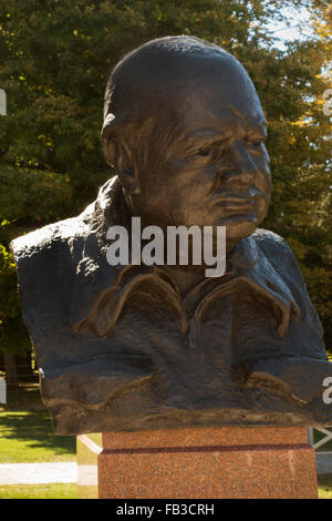 Franklin D Roosevelt Presidential Library and Museum Foto Stock