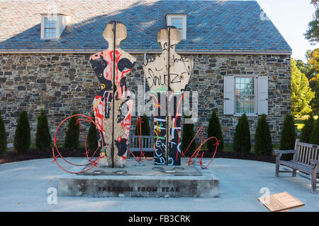 Franklin D Roosevelt Presidential Library and Museum Foto Stock