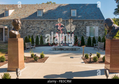 Franklin D Roosevelt Presidential Library and Museum Foto Stock