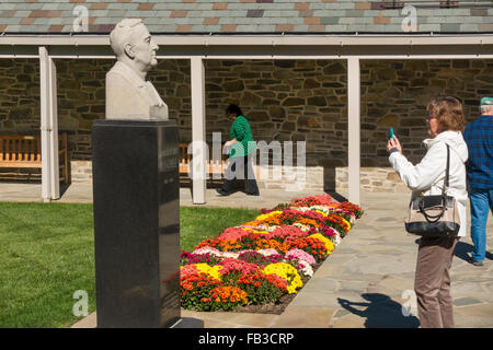 Franklin D Roosevelt Presidential Library and Museum Foto Stock