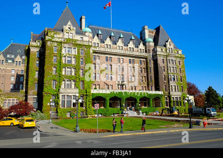 Fairmont Empress Hotel Victoria British Columbia Isola di Vancouver Canada CA Foto Stock