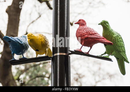 "Gregge" - un arte di installazione in Soho Square, Londra, artista Patrick Murphy. Foto Stock