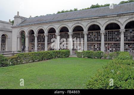 Il Columbarium nel cimitero di Père Lachaise, Parigi, Francia. Foto Stock