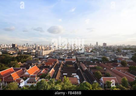 Lo skyline di Bangkok, Thailandia Foto Stock