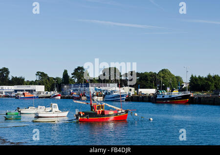 Loctudy Bretagna Francia porto di pesca Foto Stock