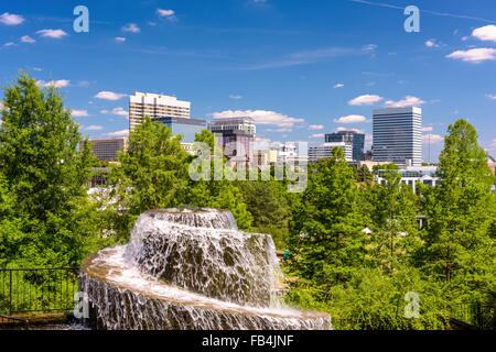 Columbia nella Carolina del Sud, Stati Uniti d'America a Finlay Park Fontana. Foto Stock