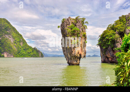Baia di Phang Nga, Isola di James Bond, Thailandia Foto Stock