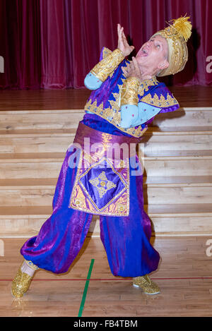 Wayne a dormire per il photocall per 'Aladdin' a Milton Keynes Theatre nel novembre 18, 2015 a Milton Keynes, Inghilterra Foto Stock