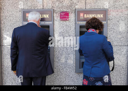 Punto di contanti a Dublino Repubblica di Irlanda Foto Stock