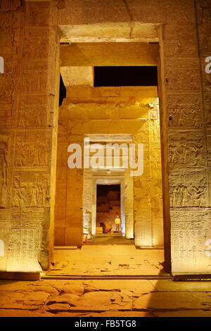 Egitto - isola di Philae, Il Tempio di Iside, UNESCO Foto Stock