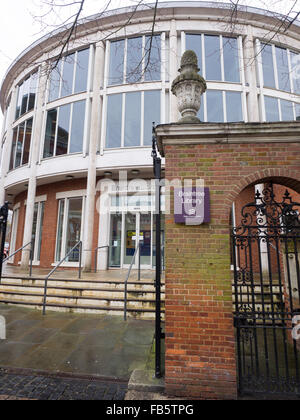 Braintree Council Library Building Town Center Essex Inghilterra Foto Stock